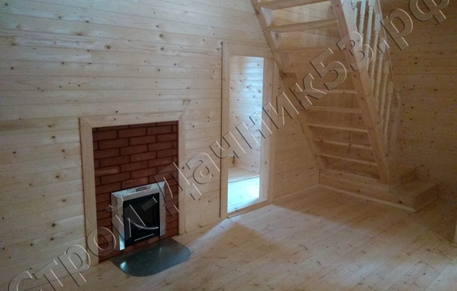4 Каркасно-щитовая баня 6×6, 36 м², Московская область, Солнечногорский район, деревня Васюково (6)